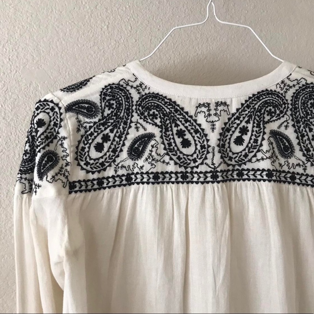 Zara Embroidered Top